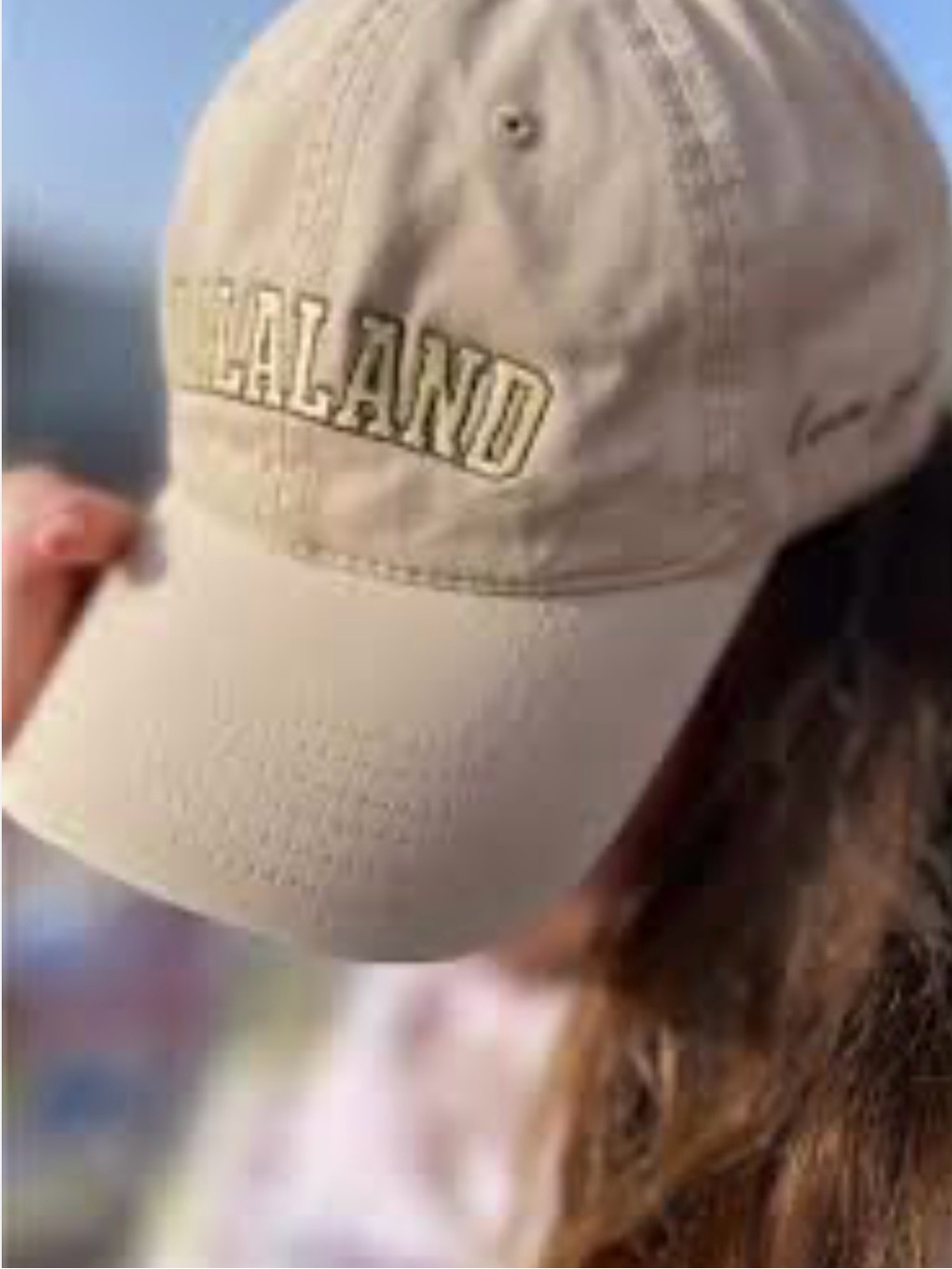 La La Land Varsity Dad
Hat Beige Baseball Cap with Embroidered 'NWOT